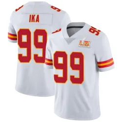 Youth Siaki Ika Kansas City Chiefs No.99 Limited Vapor Untouchable Super Bowl LIX Jersey - White