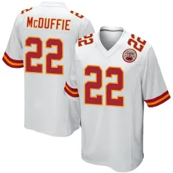 Youth Trent McDuffie Kansas City Chiefs No.22 Game Jersey - White