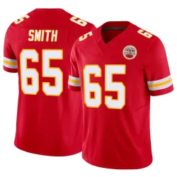 Youth Trey Smith Kansas City Chiefs No.65 Limited Vapor F.U.S.E. Jersey - Red