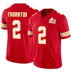 Youth Tyquan Thornton Kansas City Chiefs No.2 Limited Vapor F.U.S.E. Super Bowl LIX Jersey - Red